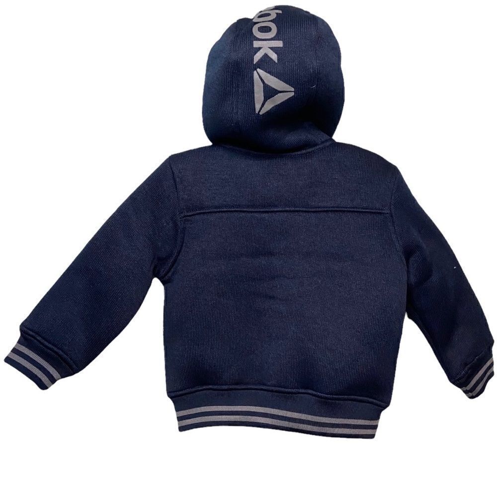 NWT Reebok Navy Heather Hoodie Jacket in Kids Size 2T